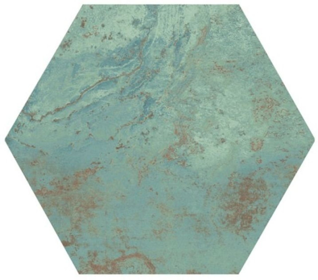 Zinc Green Natural Hexagon 25х29