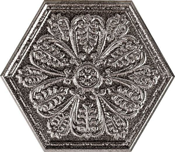 Zinc Silver Single Hexagon 25х29