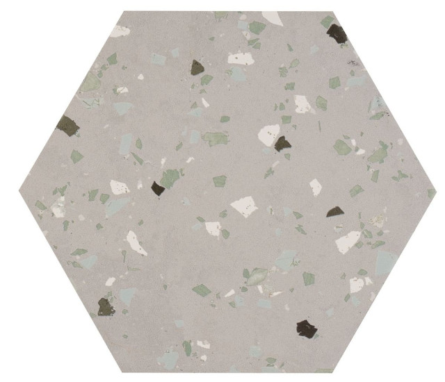 Apavisa South Grey Natural Hexagon 25x29
