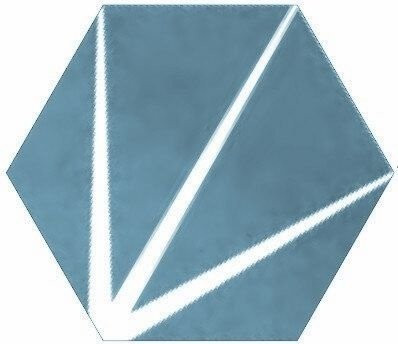 Apavisa Starline Blue Natural Hexagon 25x29