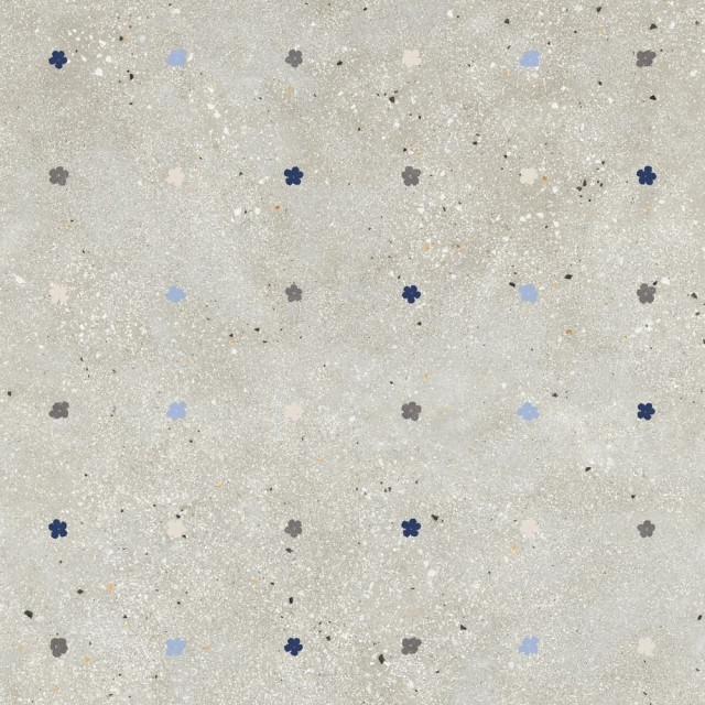 Ape Ama Fiori Grigio Rect 60x60