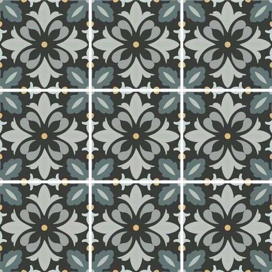 APE Dahlia Daisy Night 15x15