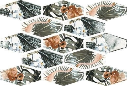 Ape Harlequin Curazao White Mix 10x20