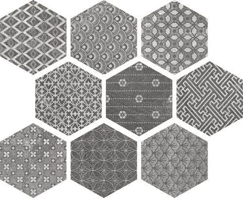 Ape Soft Hexagon Kendo mix Grey 26x23