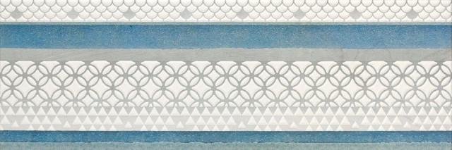 Azulejos Alcor Lombardia Dec Lombardia Blue 100х32,77