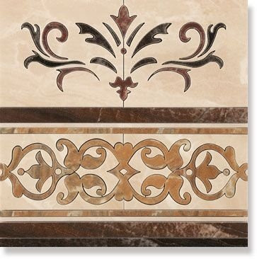 Ceracasa Deco Jainoor Lineal Crema 38.8х38.8