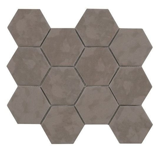 Cevica Panal Malla Hexagono Marron 23,2х26,4