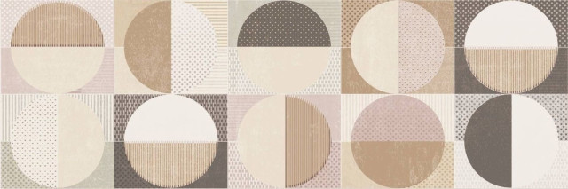Cifre Cromatica Decor Circles Warm 25x75