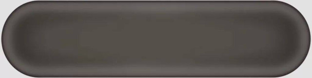 Cifre Ceramica Oval Anthracite Brillo 7.5x30H0.8
