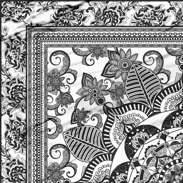 Click Ceramica Pav Calacatta Roseton 45x45