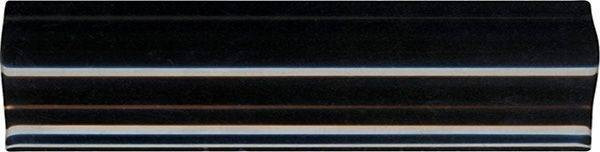 DAR Ceramics Moldura Antigua Negro Brillo 5x20