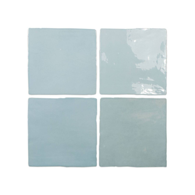 DNA Flash Square Light Blue 13x13H0.85
