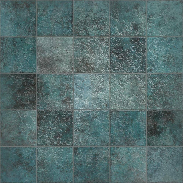 Dune Tahiti Turquoise Glossy 14.7x14.7H0.8