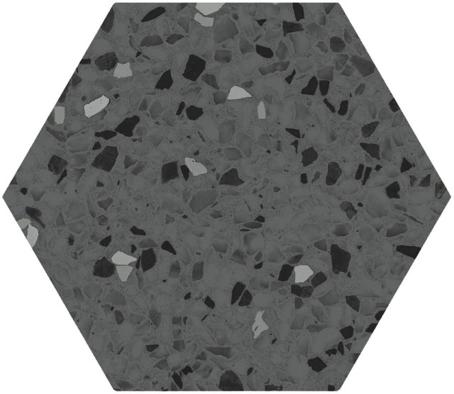 Ecoceramic Inspire Grey Hex 20x24