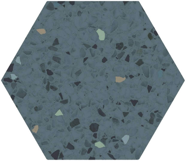 Ecoceramic Inspire Blue Hex 20x24