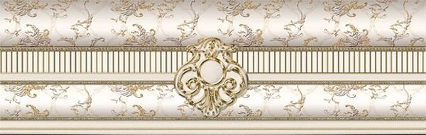 El-Molino Brigitte Oro-Beige Cenefa 8х25