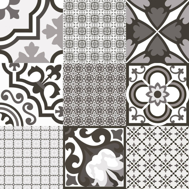 El-Molino Logos Negro Satin 58x58