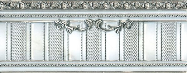 El-Molino Excelsior Plata-Blanco Zocalo 12x30