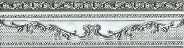 El-Molino Excelsior Plata-Blanco Cenefa 8x30