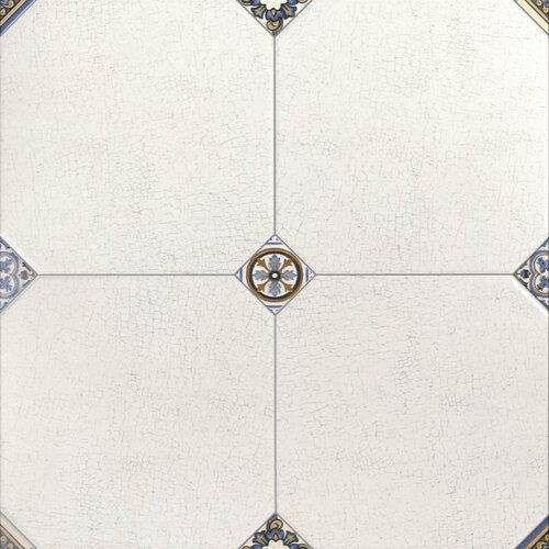 El-Molino Manises Decor Blanco 58x58