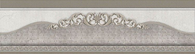 El-Molino Venecia Plata-Gris Cenefa 7х25