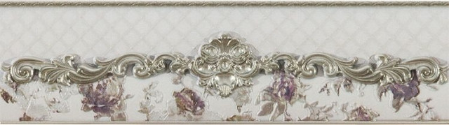 El-Molino Vivaldi Plata-Bone Cenefa 7х25