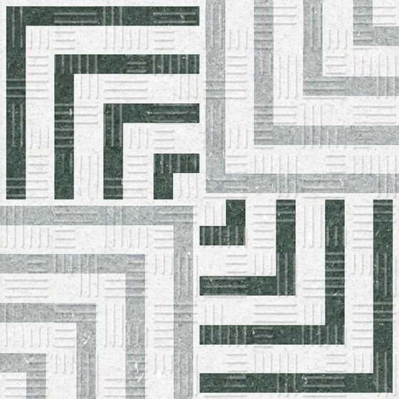 Equipe Area15 Concentric Grey 15x15