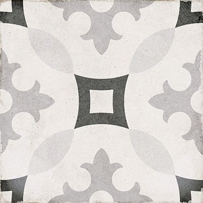 Equipe Art Nouveau Karlsplatz Grey 20x20