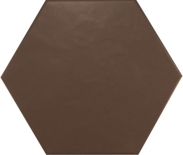 Equipe Chevron Hexatile Marron Mate 17,5х20