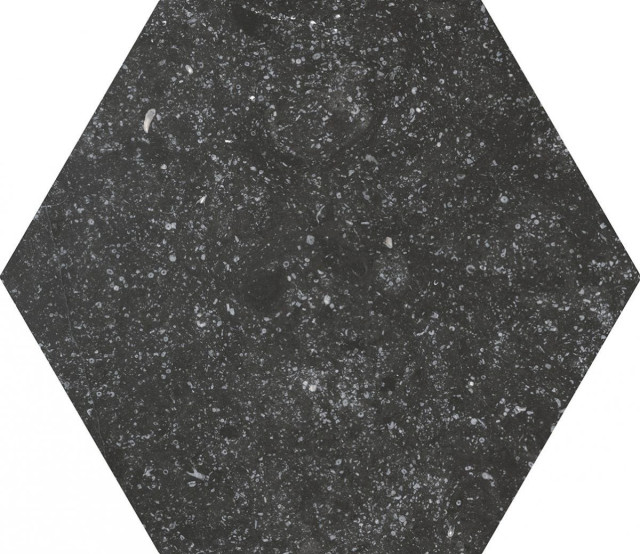 Equipe Coralstone Hexagon Black 25,4х29,2