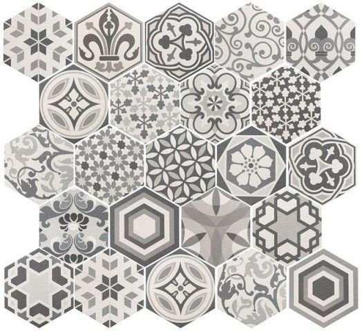 Equipe Hexatile Harmony BW 17,5х20