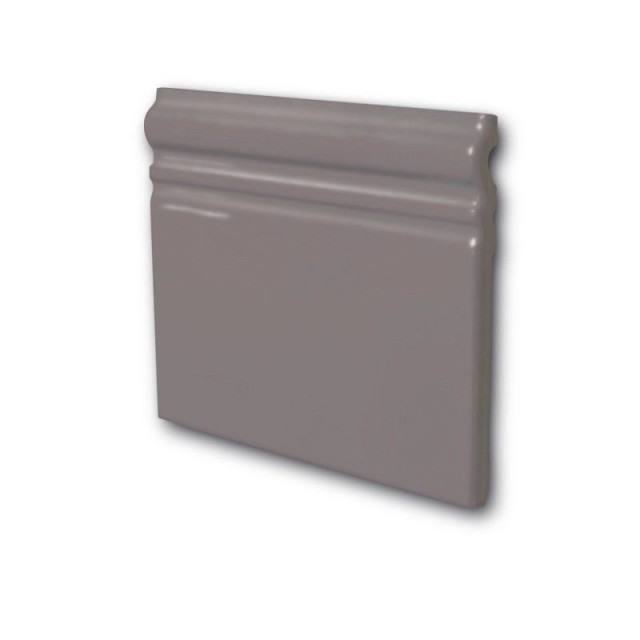 Equipe Metro Skirting Gris oscuro Brillo 15х15