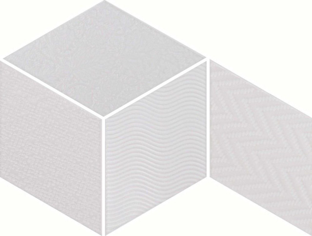 Equipe Rhombus White Floor 14x24