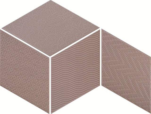 Equipe Rhombus Taupe Floor 14x24