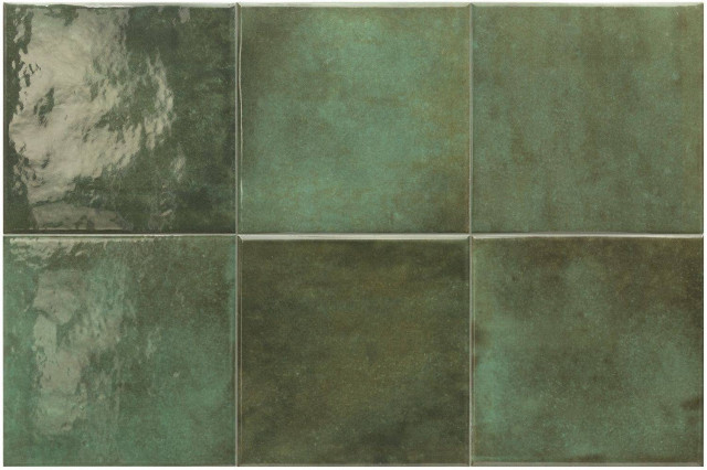 Equipe Spa&Pools Moss Green Gloss 15x15