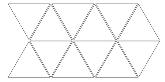 Equipe Scale Triangolo Mosaic Mint 22,5х45