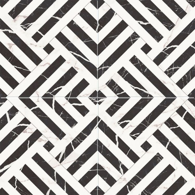 Etile Apollon Charcoal Black Pre-cut 45x45