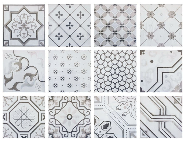 Fabresa Antic Decor Mix Gris 15х15