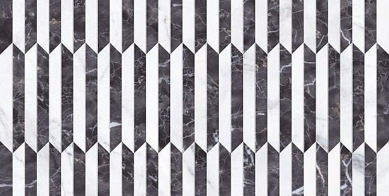 Gayafores Statuario Deco Abadía Negro 34х67