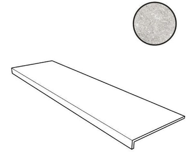Gres De Aragon Petra Anti-Slip Recto Gris 31.5x120