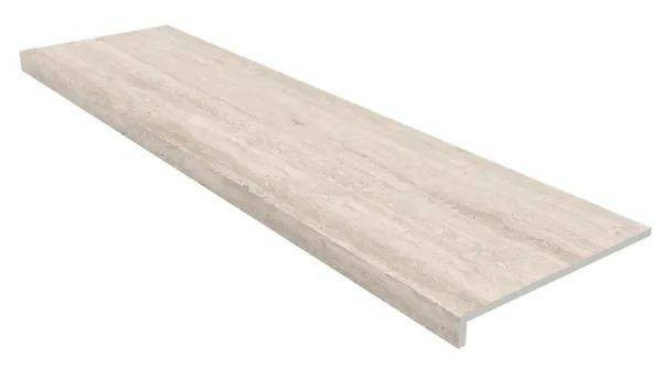 Gres De Aragon Peldаno Recto Travis Beige Liso 33x120H1.4