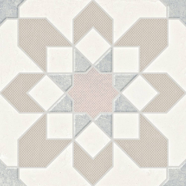 Harmony Doha Taupe Flower Sp 22.3x22.3