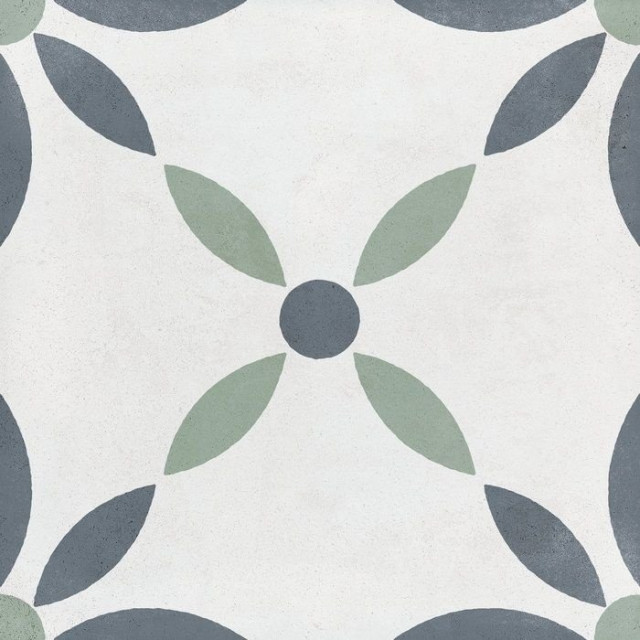 Harmony Havana White Flower 9mm 22.3x22.3