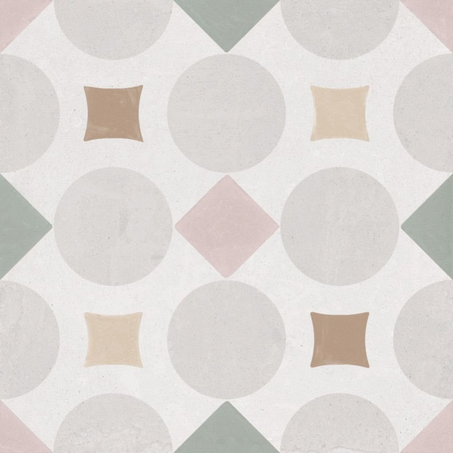 Harmony Patterns Pink Geometric 9mm 22.3x22.3