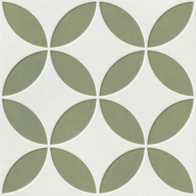Harmony Mayari Green Petals 22.3x22.3