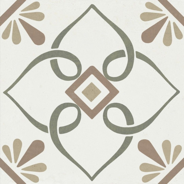 Harmony Provenza Green Petals 22.3x22.3