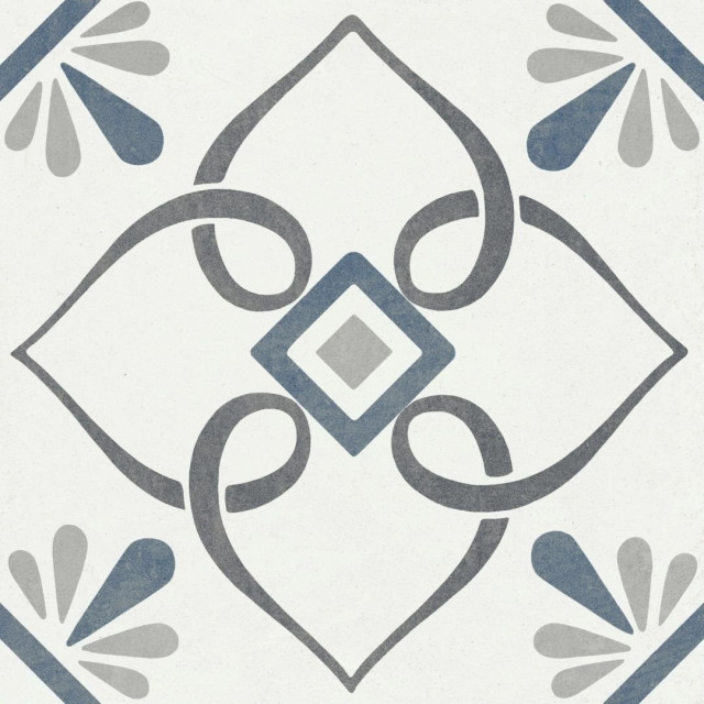Harmony Provenza Blue Petals 22.3x22.3