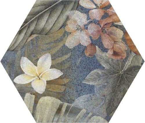 ITT Hibiscus Hexa Blue Matt 23,2x26,7