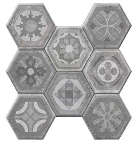 Kerlife Hexagonal Asland Gris Pav 37,2х38,8