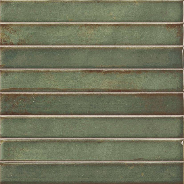 La Platera Brick Raku Emerald 35x35